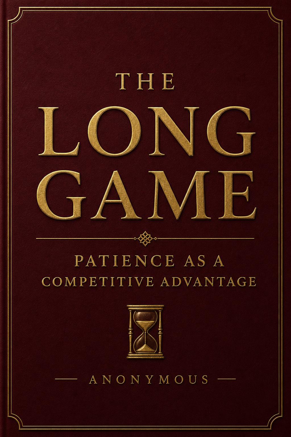 Cover of The Long Game, published anonymously
